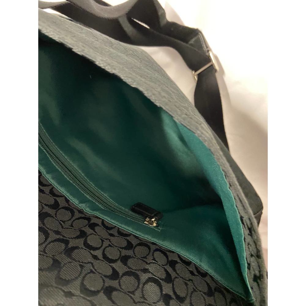 Coach Signature Messenger Bag Crossbody Black Laptop Briefcase Business F70293 - Picture 13 of 15